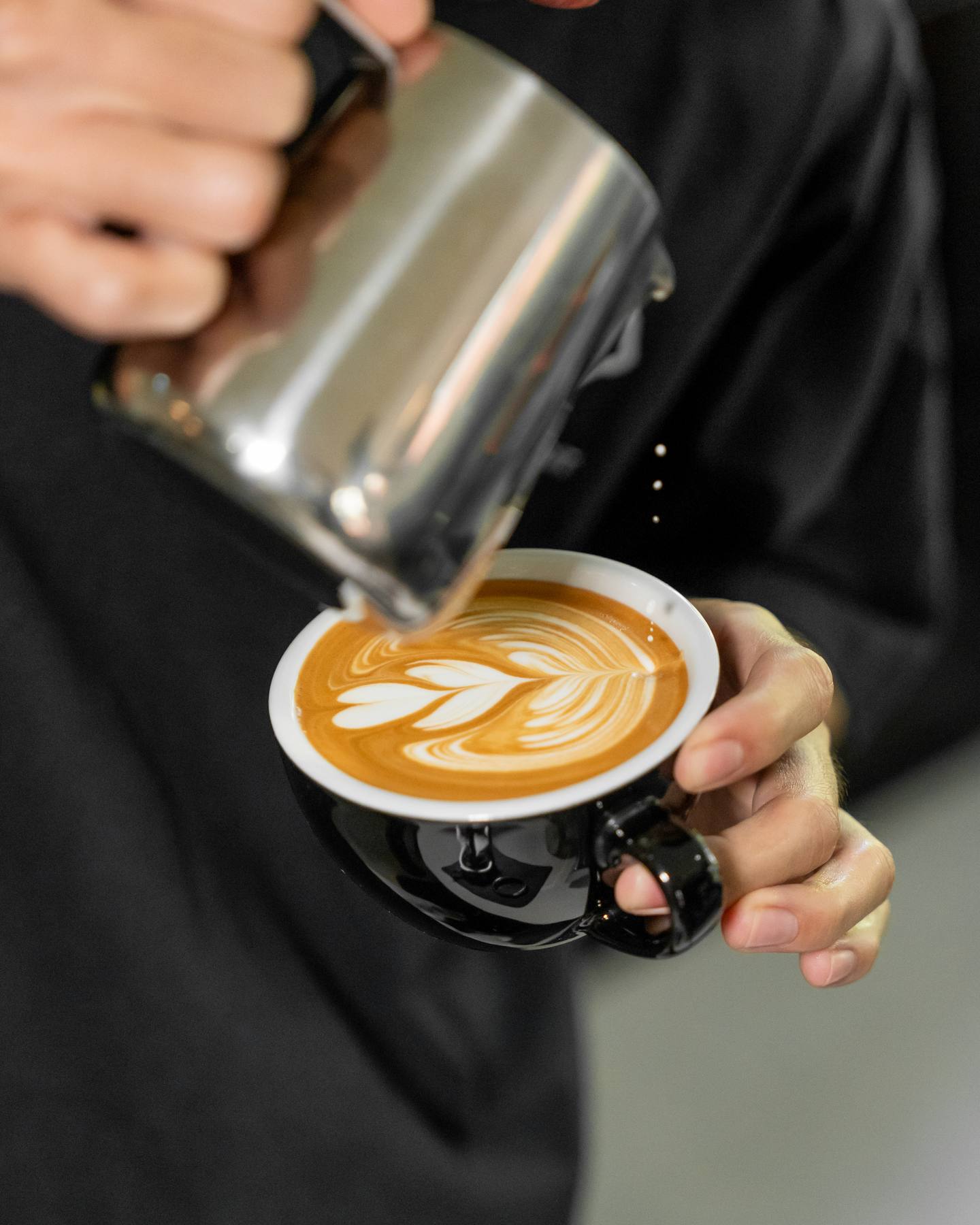 Barista at work